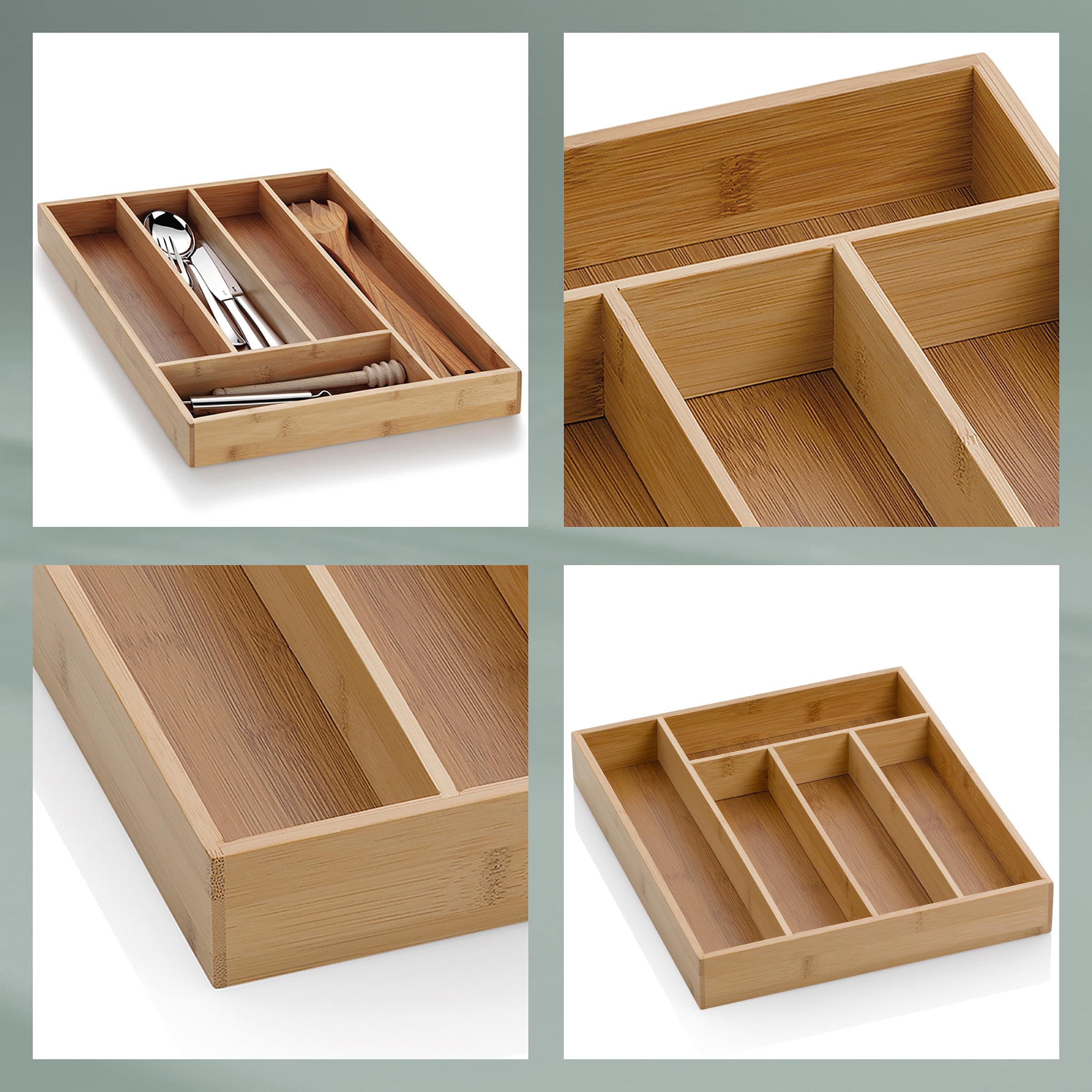 kela-besteckkasten-kalma-bambus-30-x-34-x-5-cm-schubladeneinsatz-5-f-cher image 5