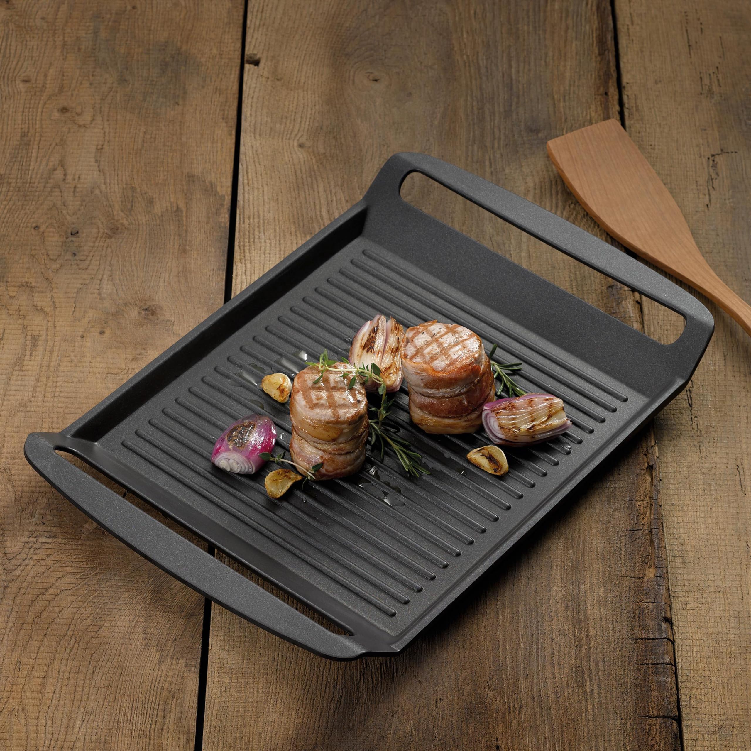 kela-kerros-grillplatte-30-x-24-cm-aluguss-antihaftbeschichtet image 2