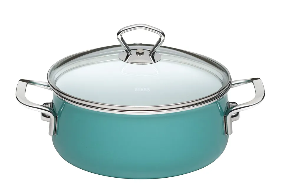 riess-nouvelle-nature-green-extra-stark-kasserolle-mit-glasdeckel-20-cm-2-liter image 1
