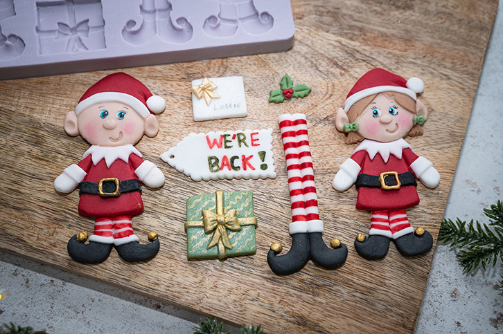 karen-davies-christmas-elves-silikonform-weihnachtselfen image 2