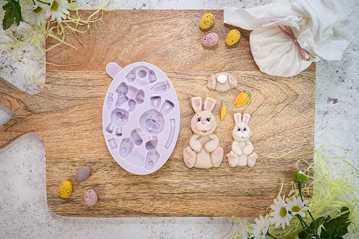 karen-davies-easter-bunny-silikonform-f-r-fondant-schokolade image 1