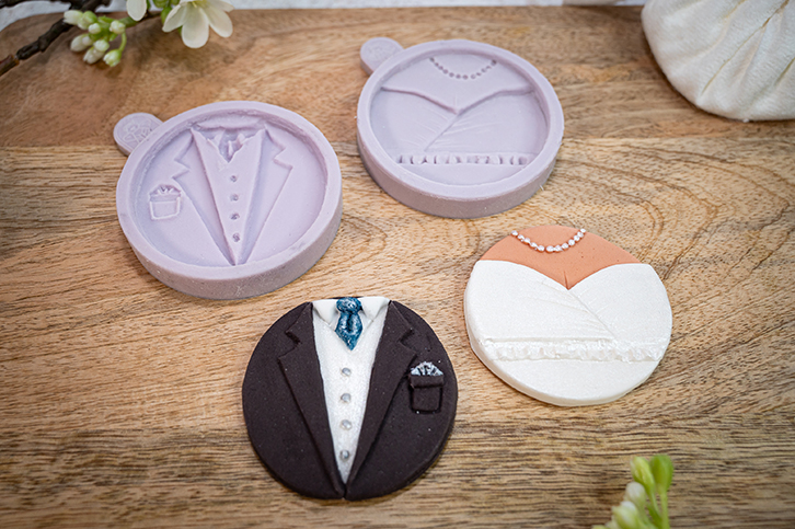 karen-davies-cupcake-tops-bride-groom-silikonform image 3