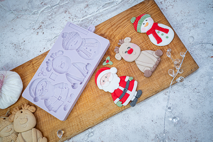 karen-davies-christmas-cookie-silikonform-santa-rentier-schneemann image 7