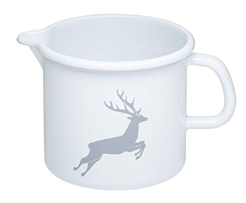 riess-0040-067-schnabeltopf-12-cm-1-liter-wei-mit-hirsch-emaille image 4
