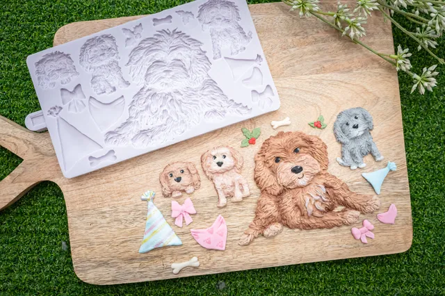 karen-davies-cockapoo-silikonform-hunde-motiv image 1