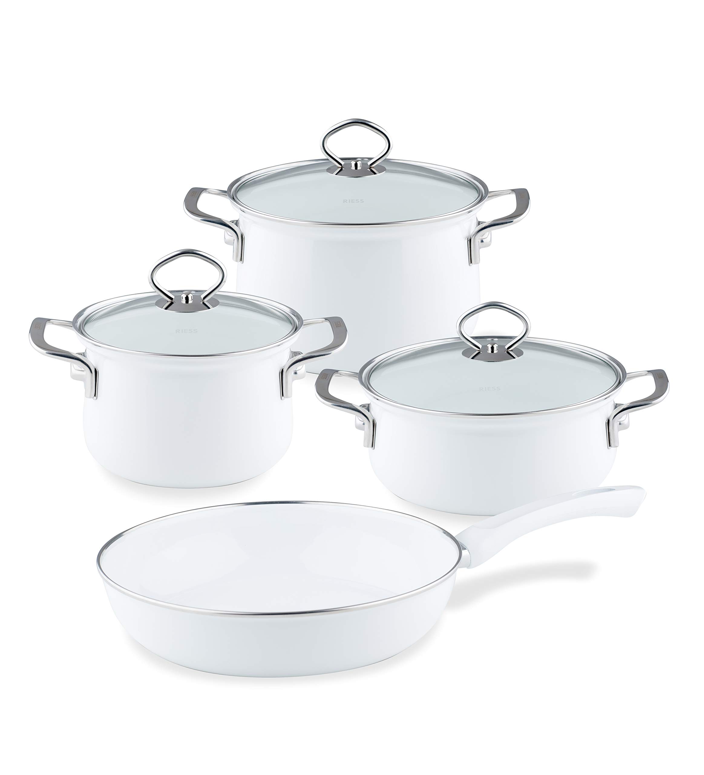 riess-0519-033-starterset-4-teilig-nouvelle-arcticweiss-emaille-mit-glasdeckel-u image 1