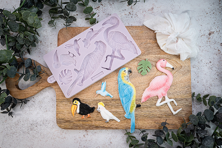 karen-davies-tropical-birds-silikonform image 1