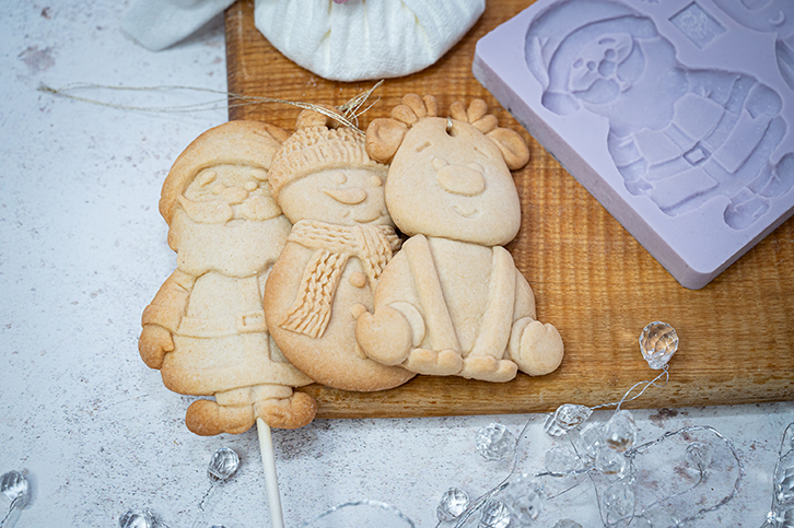 karen-davies-christmas-cookie-silikonform-santa-rentier-schneemann image 3