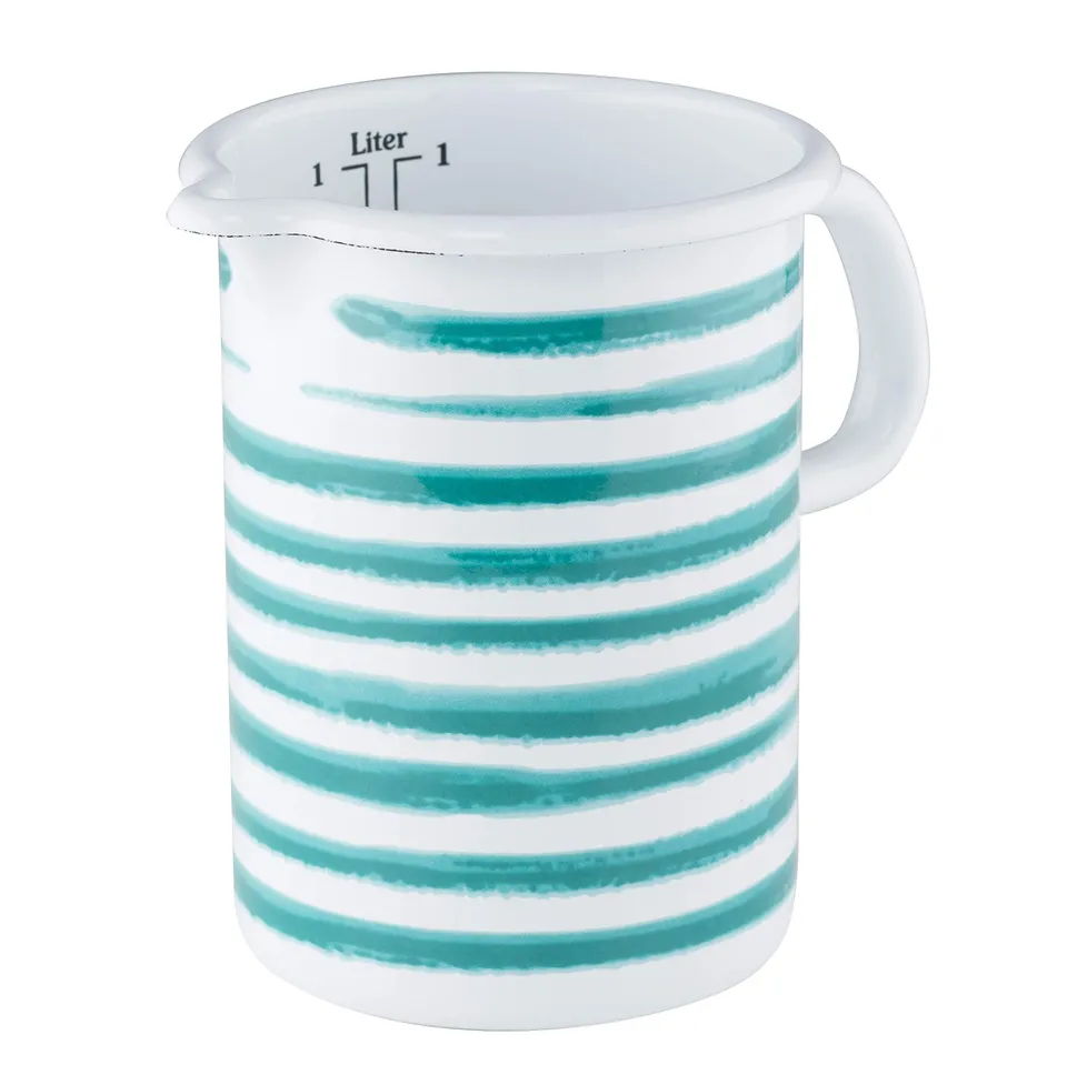 riess-k-chenma-1-liter-emaille-messbecher-mit-skala-und-schnabel image 1