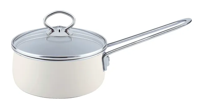 riess-nouvelle-stielkasserolle-mit-glasdeckel-16-cm-avorio-emaille-1-3-liter image 1