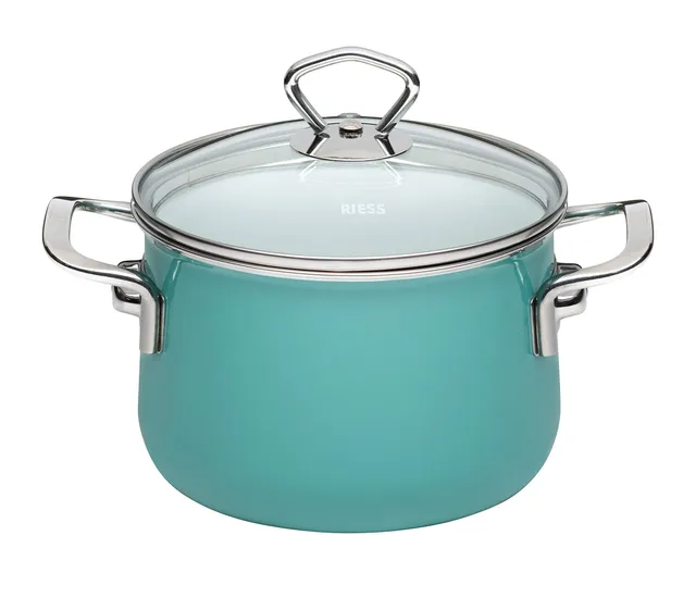 riess-nouvelle-nature-green-extra-stark-fleischtopf-mit-glasdeckel-16-cm-2-liter image 1