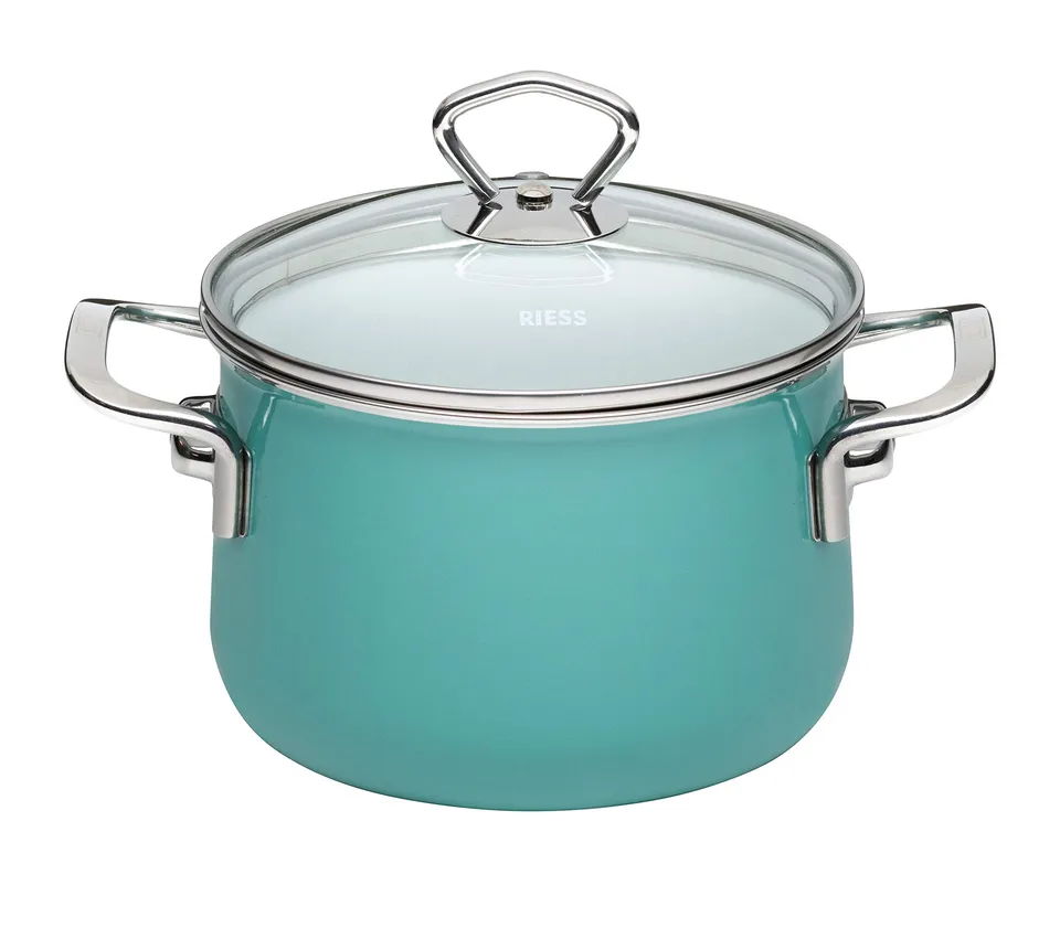 riess-nouvelle-nature-green-extra-stark-fleischtopf-mit-glasdeckel-16-cm-2-liter image 1