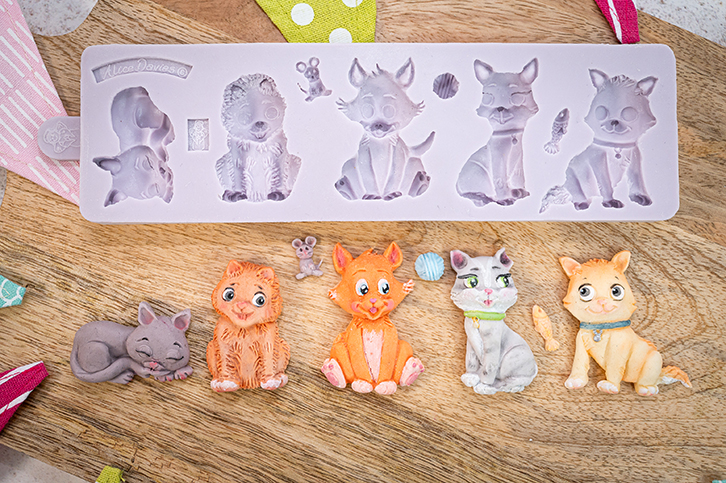 karen-davies-cats-silikonform-katzen-und-k-tzchen image 2