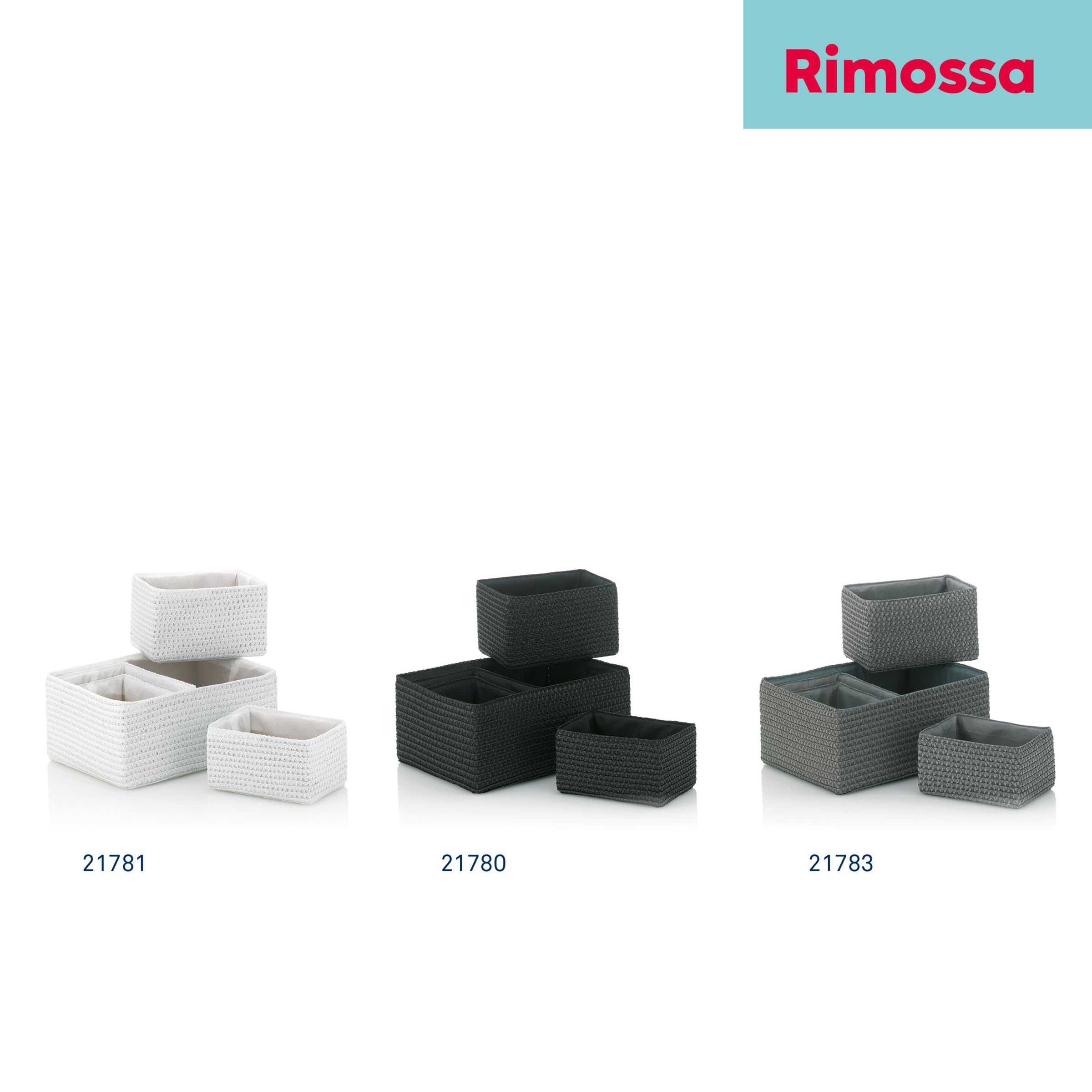 kela-rimossa-korb-set-5-teilig-schwarz-pp-geflecht-mit-stoff image 5