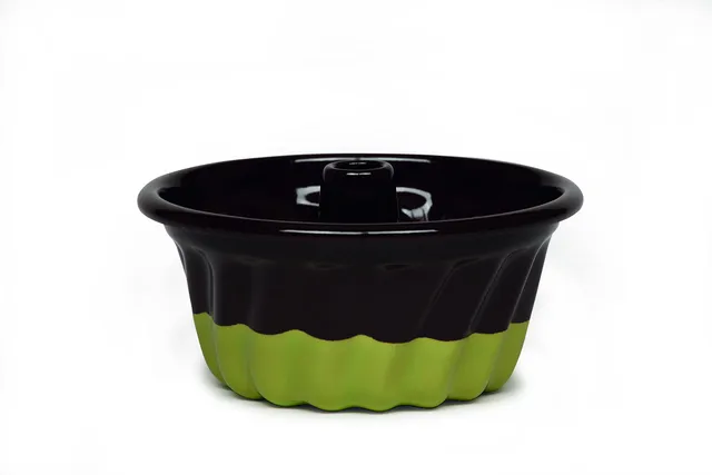 riess-edition-sarah-wiener-guglhupfform-12-cm-schoko-pistazie-emaille image 1