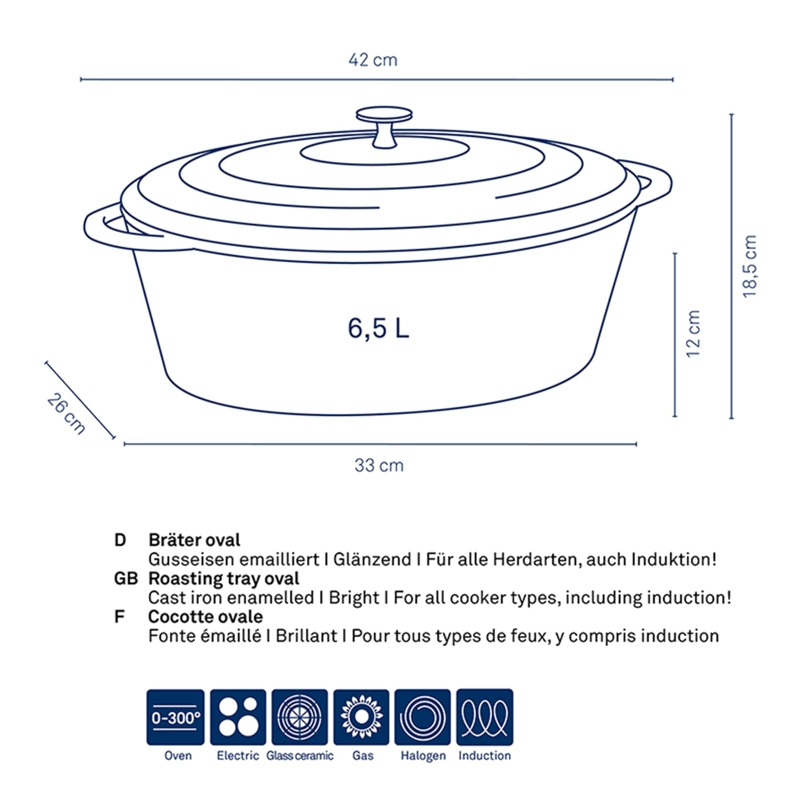 kela-calido-dutch-oven-br-ter-gusseisen-oval-6-liter-hellgrau-emailliert image 3