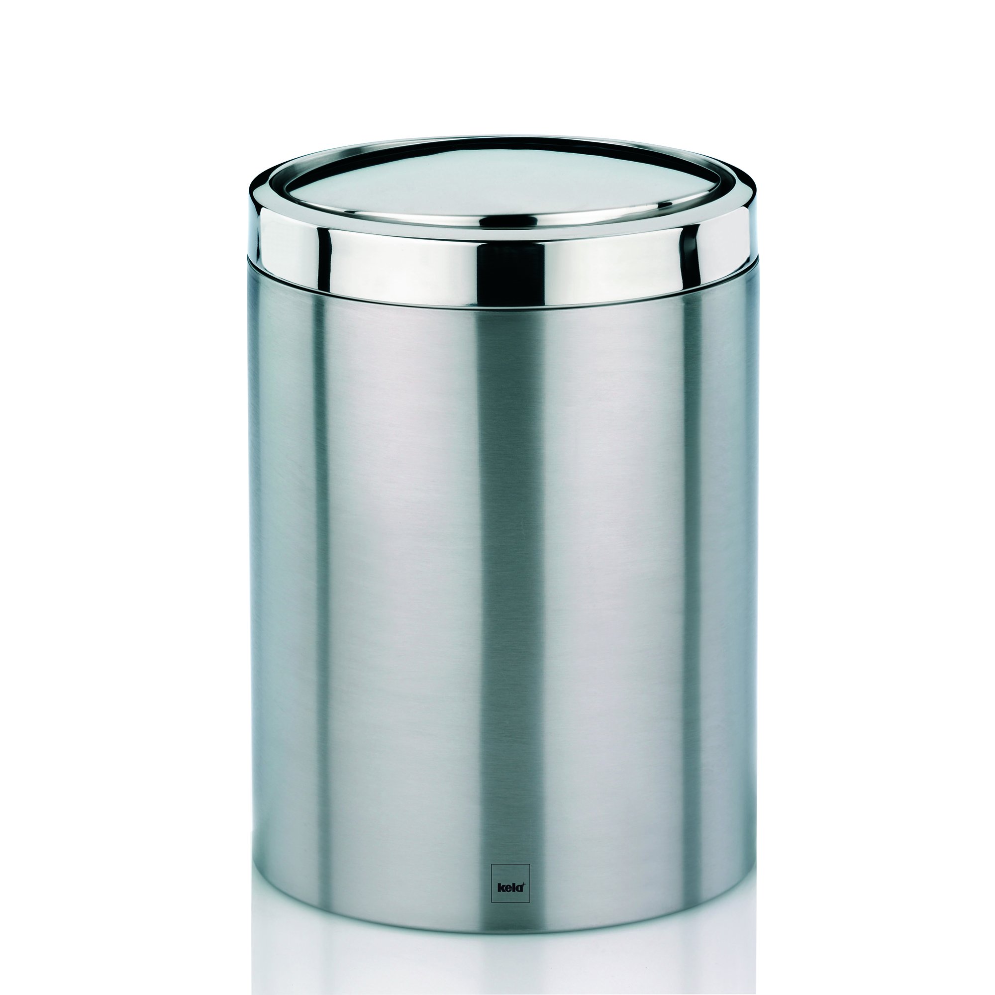 kela-ari-kosmetikeimer-7-liter-edelstahl-matt-mit-schwingdeckel image 1