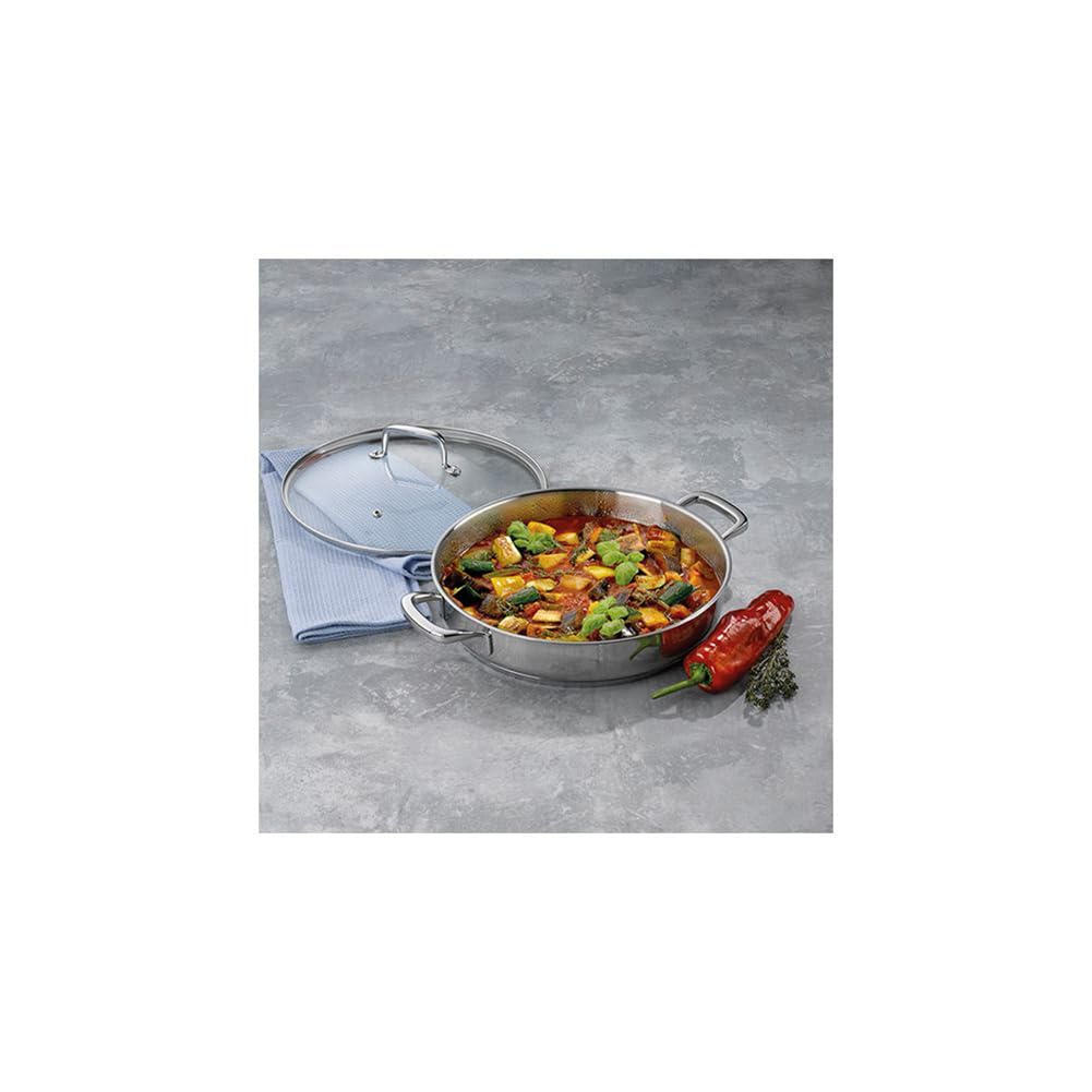 kela-flavoria-servier-schmorpfanne-28-cm-3-2-l-edelstahl-mit-deckel image 2