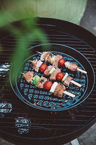 riess-classic-grilltasse-rund-32-cm-schwarz-emaille-gelocht image 5