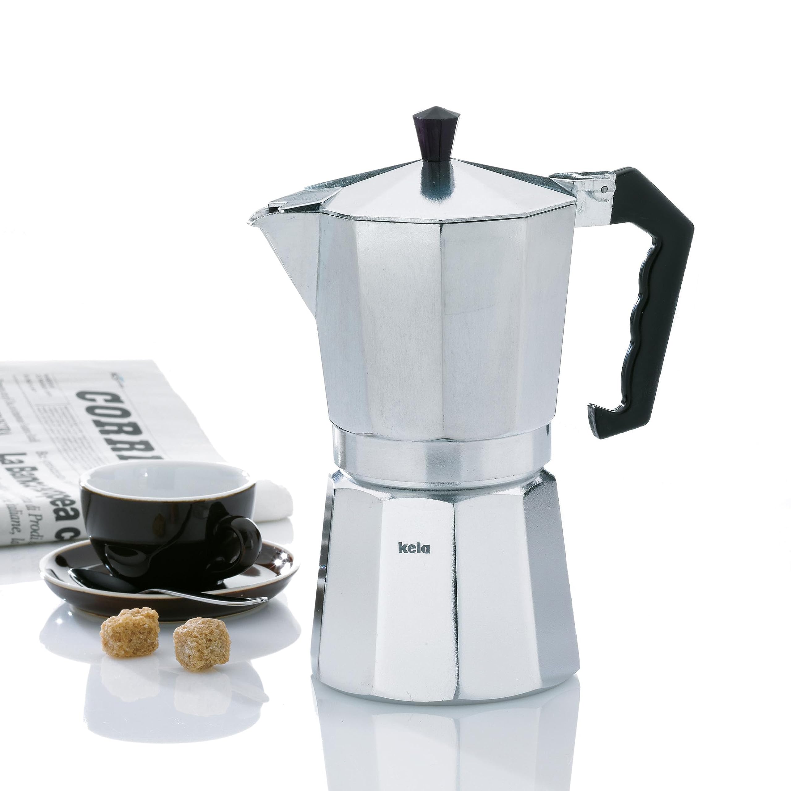 kela-espressokocher-italia-3-tassen-150-ml-aluminium image 2
