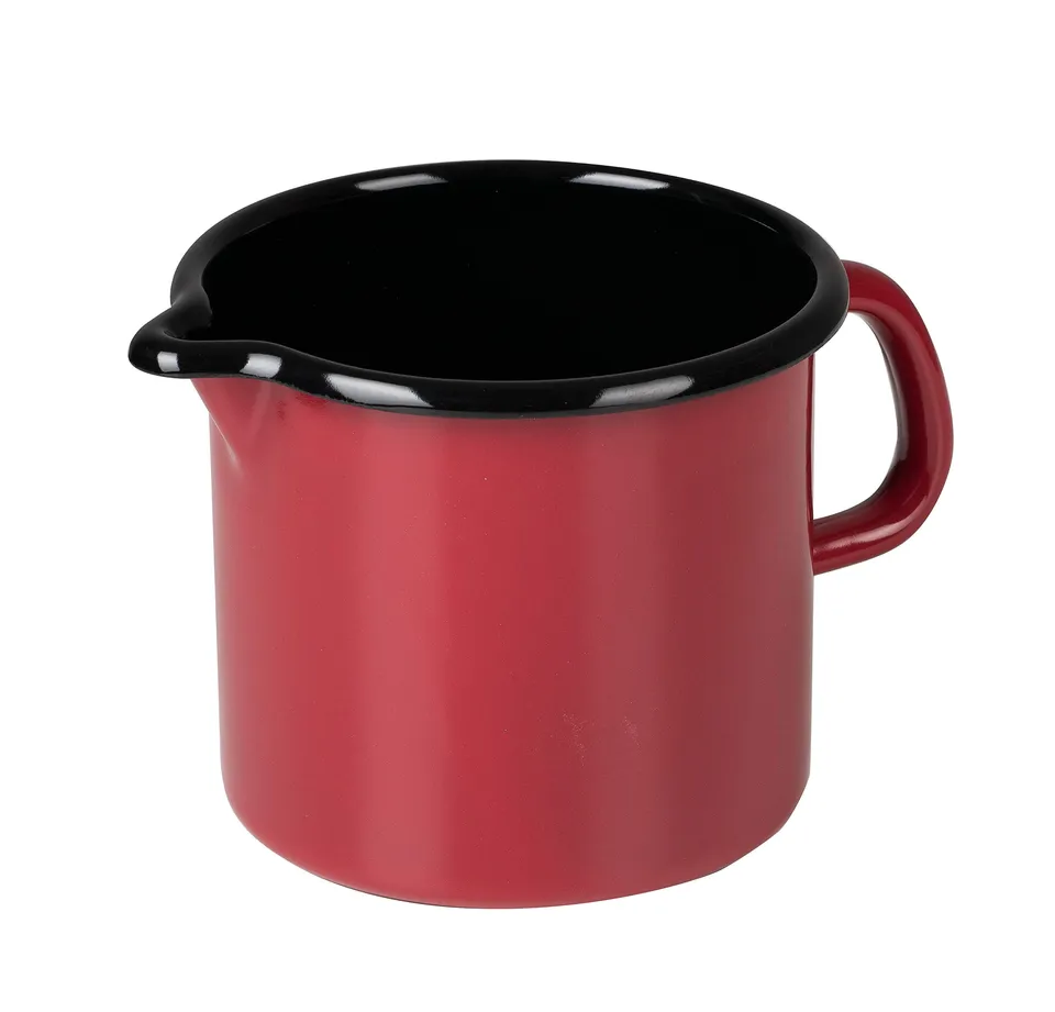 riess-0040-020-schnabeltopf-12-cm-emaille-rot-1-0-liter image 1