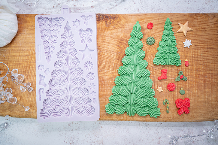 karen-davies-large-buttercream-tree-silikonform image 1
