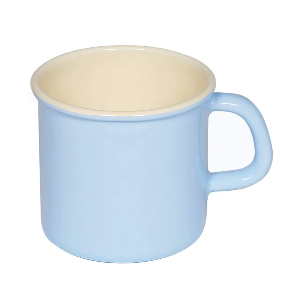 riess-classic-trinkbecher-0-5-liter-pastell-blau-emaille-mit-b-rdelrand image 1