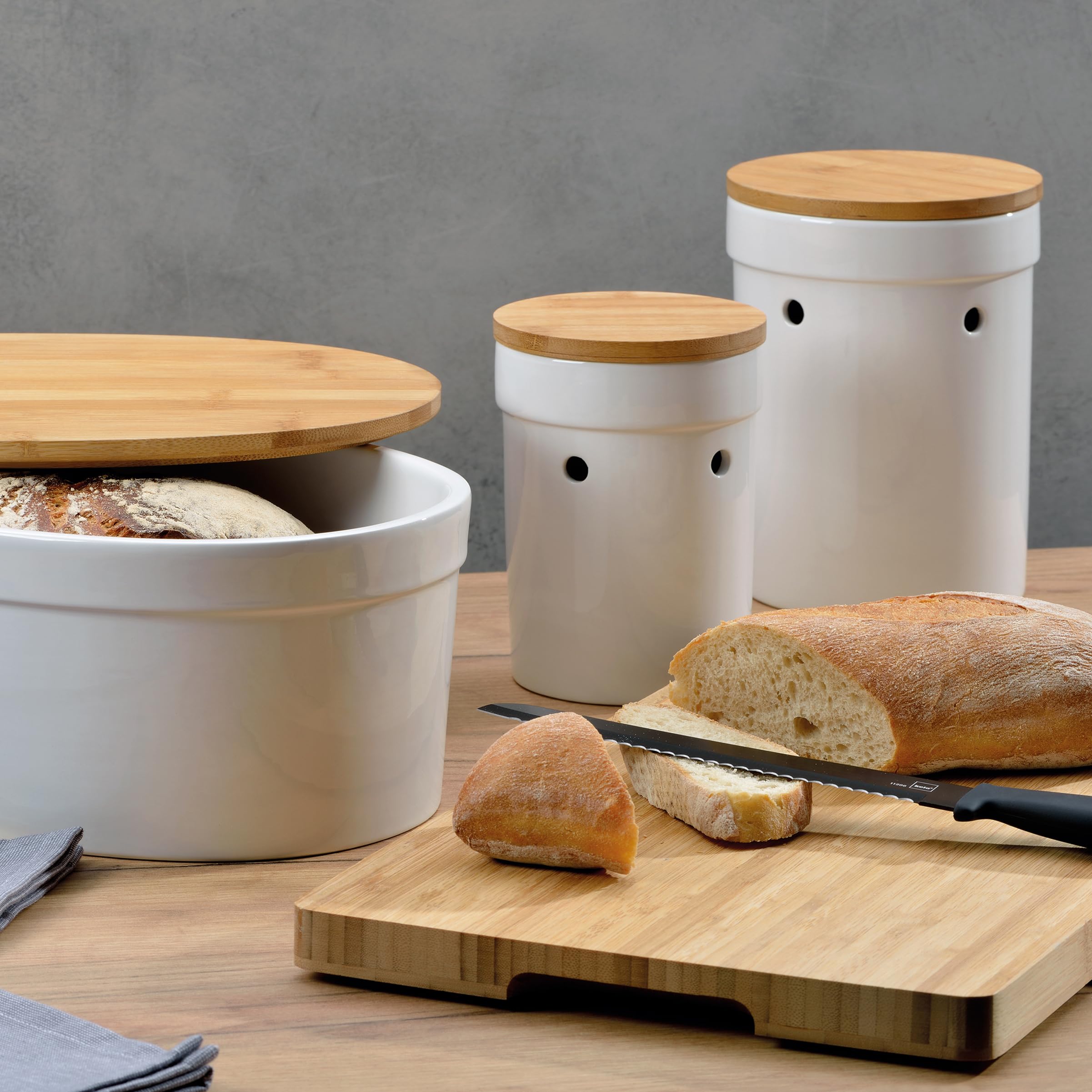 kela-salena-brotkasten-keramik-36-5-cm-wei-mit-bambusdeckel image 8