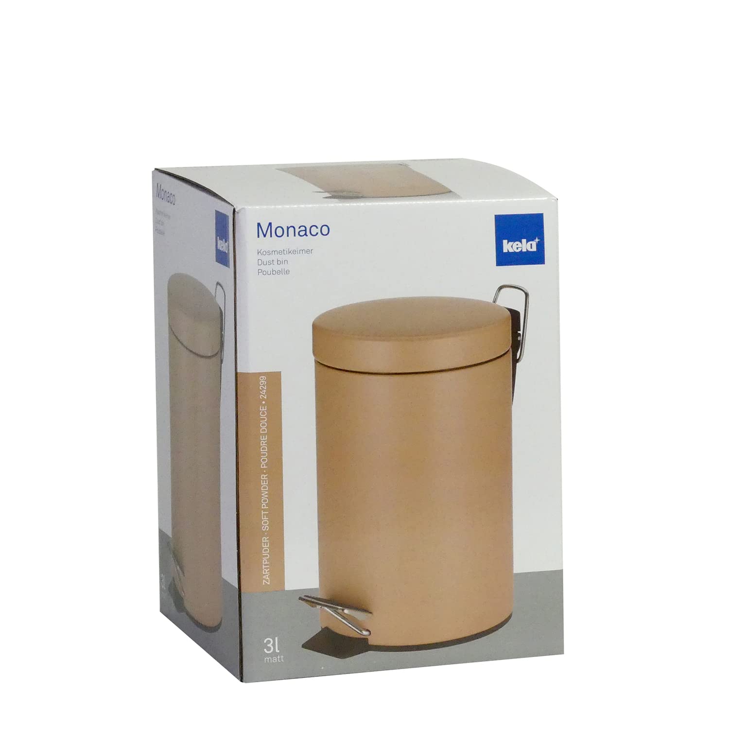 kela-24299-monaco-kosmetikeimer-mit-pedal-3-liter-metall-rosa image 7