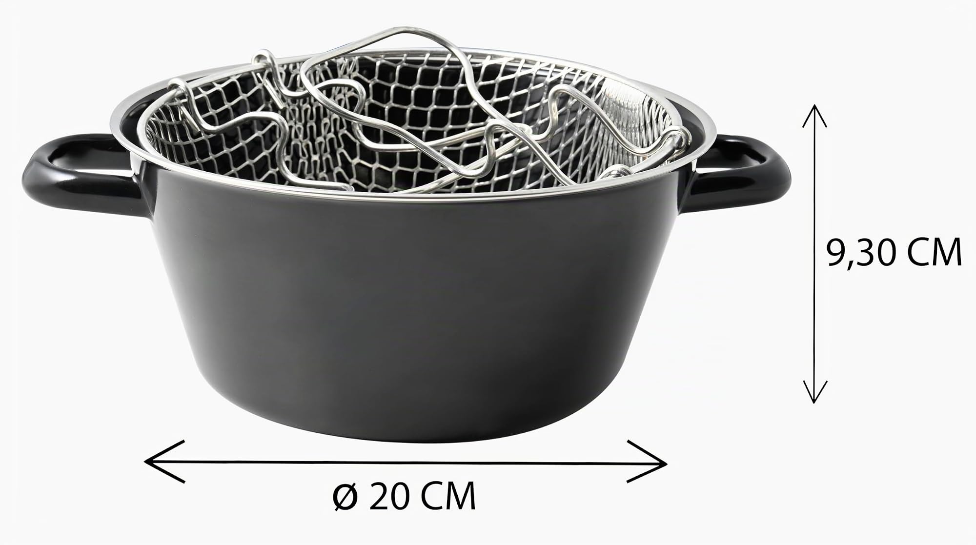 riess-pommes-frites-pfanne-20-cm-schwarzemaille-mit-frittier-einsatz-induktion image 3