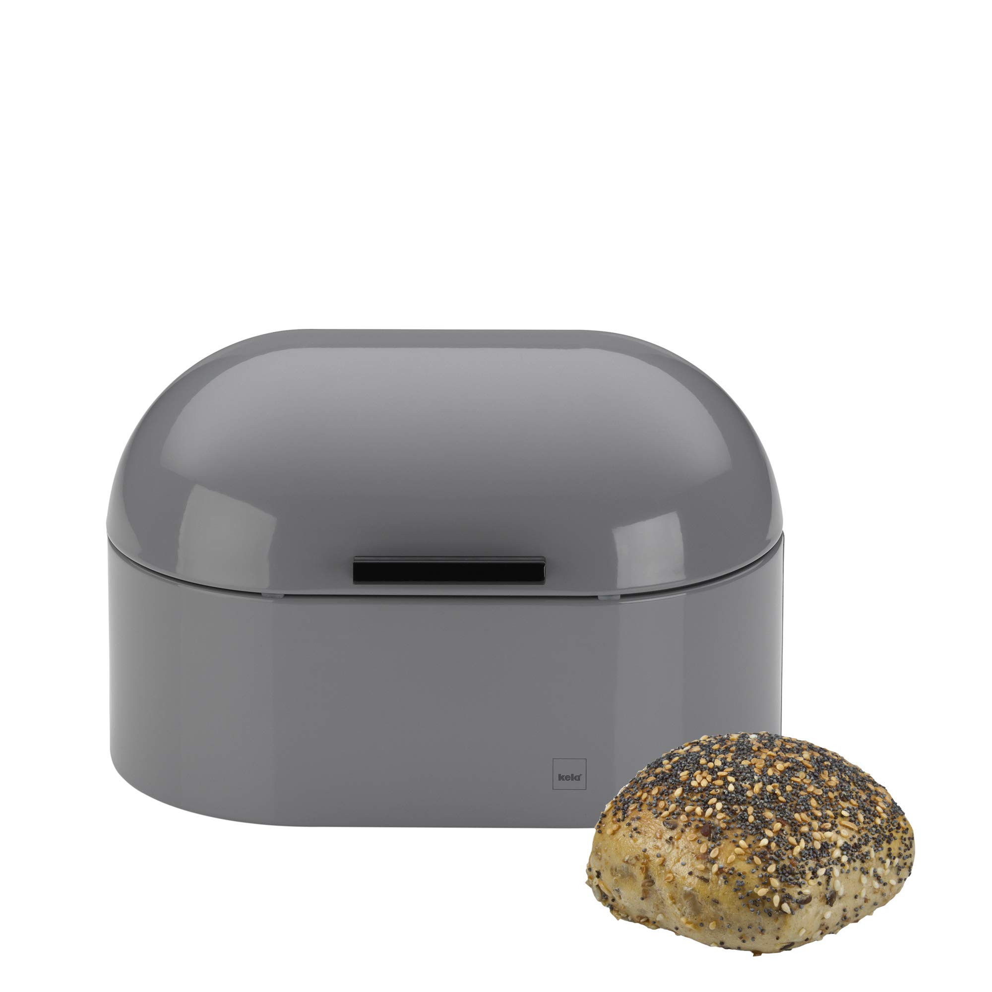 kela-friscolino-brotkasten-klein-25x15x17-cm-metall-hellgrau image 2