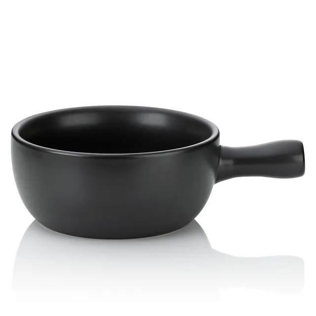 kela-natura-k-sefondue-topf-keramik-22-5-cm-schwarz-2-liter image 1