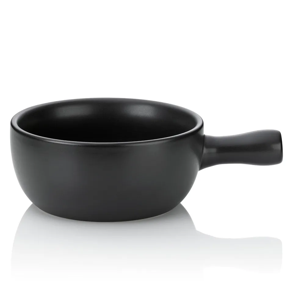 kela-natura-k-sefondue-topf-keramik-22-5-cm-schwarz-2-liter image 1