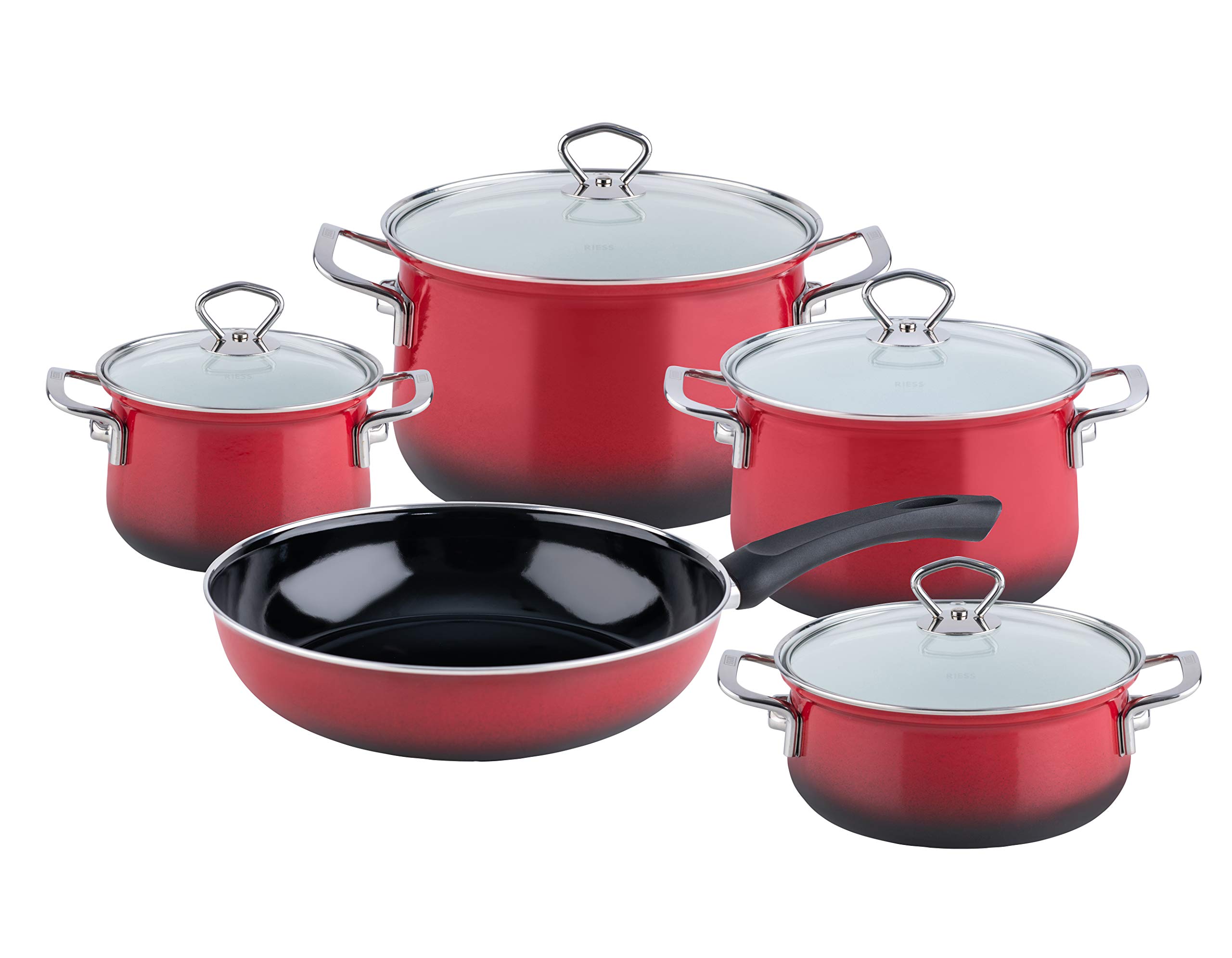 riess-nouvelle-brombeer-kochset-5-teilig-emaille-t-pfe-16-24-cm-pfanne image 1
