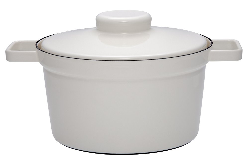 riess-2106-211-aromapot-topf-mit-deckel-24-cm-3-5-liter-light-grey-emaille-induk image 1