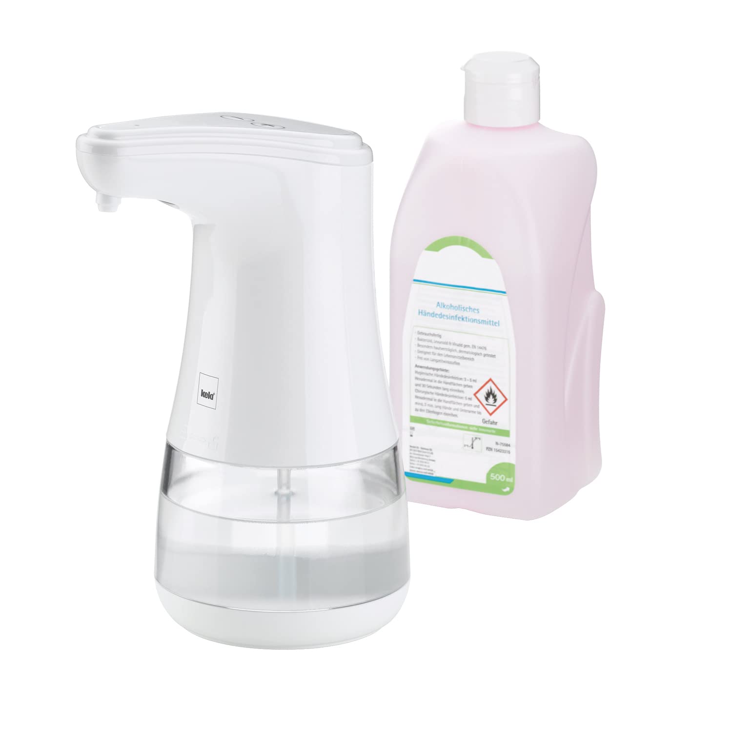 kela-aurie-comfort-sensor-seifen-desinfektionsspender-360-ml-wei image 2