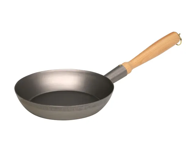 riess-classic-holzknechtpfanne-24-cm-eisenpfanne-emailliert-grau-0-7-liter image 1
