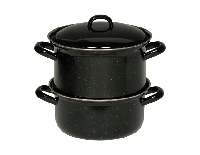 riess-0286-022-kartoffelkocher-mit-deckel-18-cm-classic-schwarz-emaille-3-teilig image 1