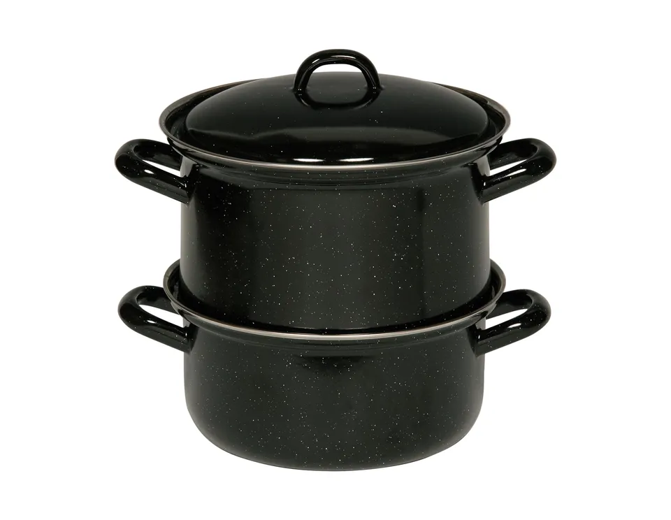 riess-0286-022-kartoffelkocher-mit-deckel-18-cm-classic-schwarz-emaille-3-teilig image 1