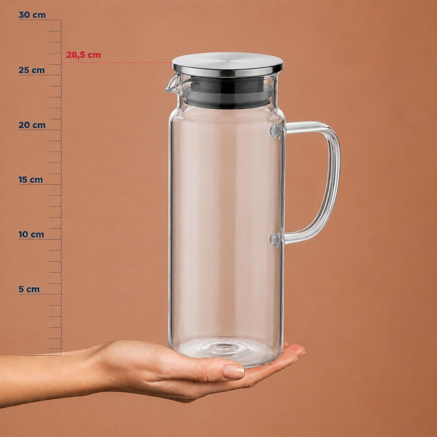 kela-pitcher-wasserkrug-1-6-liter-glaskaraffe-mit-deckel image 4