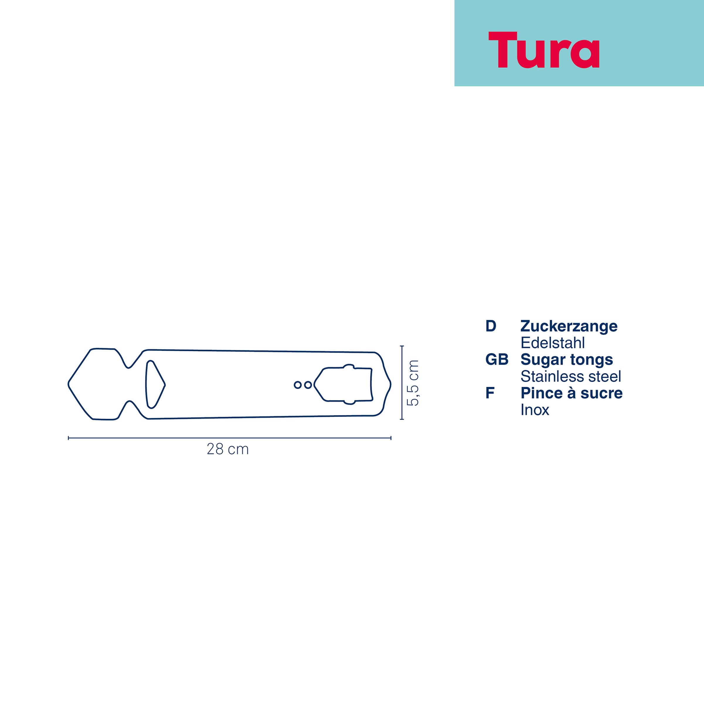 kela-zuckerzange-tura-28-cm-feuerzangenbowle-zange-edelstahl image 3