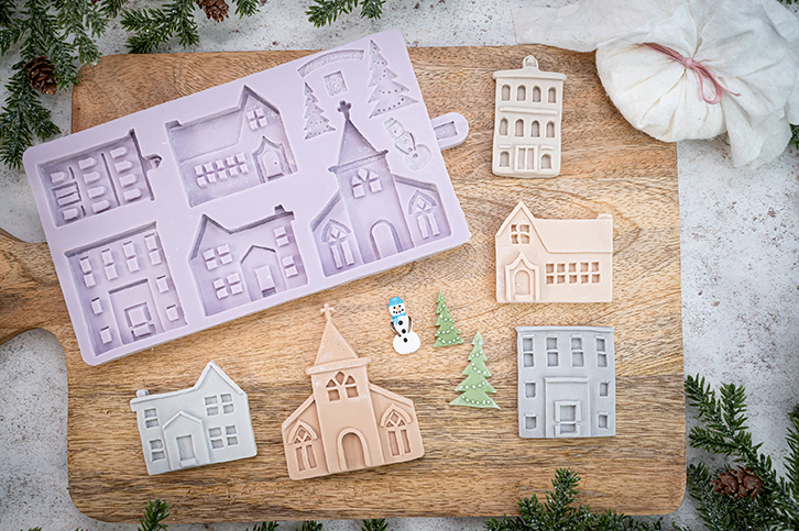 karen-davies-winter-village-silikonform-weihnachts-tortendeko-h-user image 2