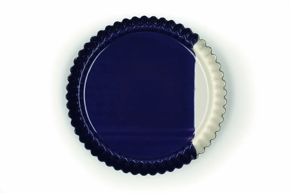 riess-fruchtflan-form-30-cm-creme-pflaume-emaille image 1