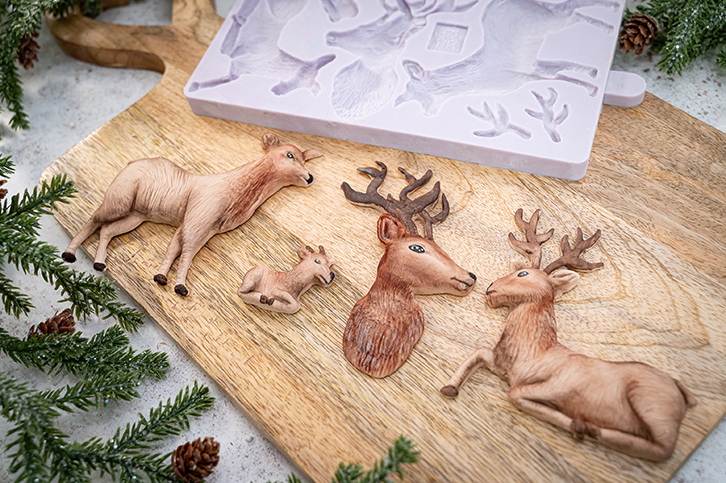 karen-davies-rustic-stag-silikonform-hirsch-walddeko image 5