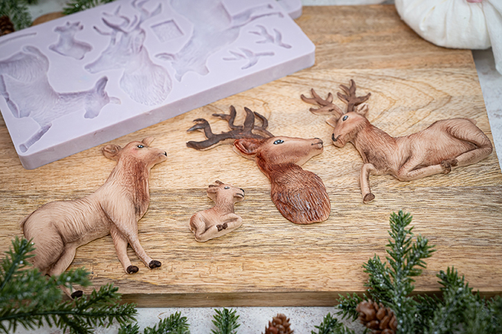 karen-davies-rustic-stag-silikonform-hirsch-walddeko image 4