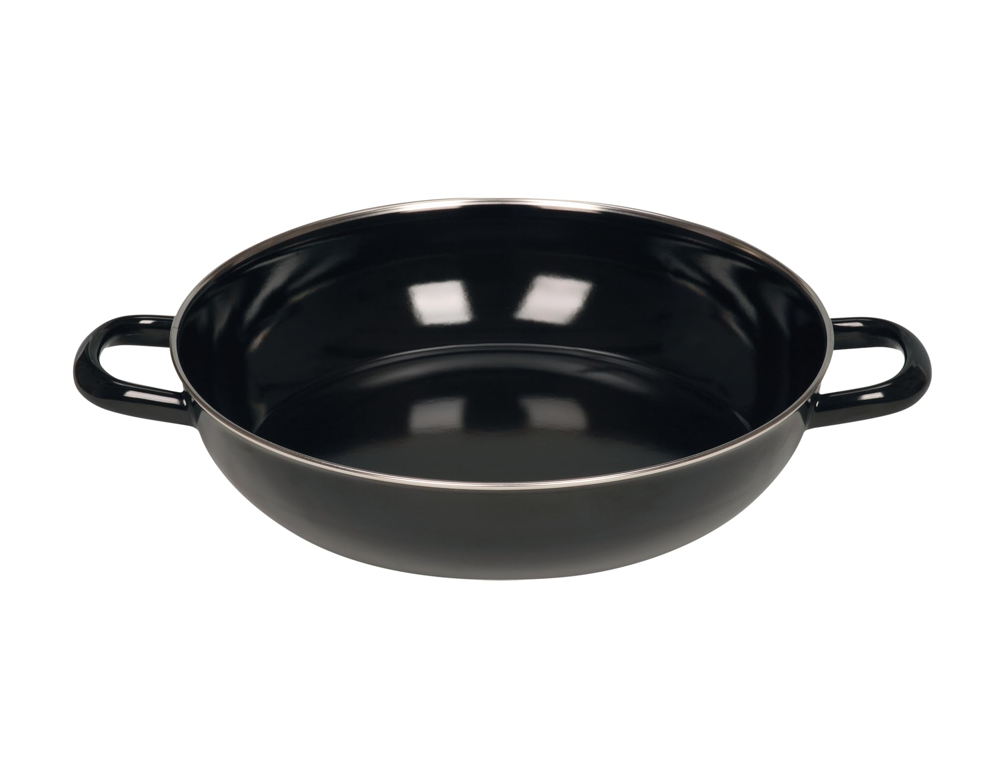 riess-classic-schmorpfanne-28-cm-schwarzemaille-ohne-deckel-2-2-liter image 1
