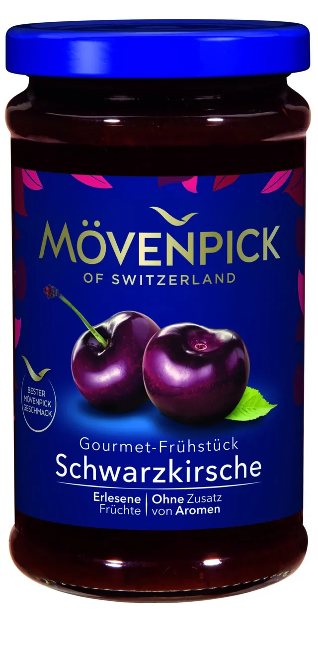 m-venpick-gourmet-fr-hst-ck-schwarzkirsche-fruchtaufstrich-250g image 1