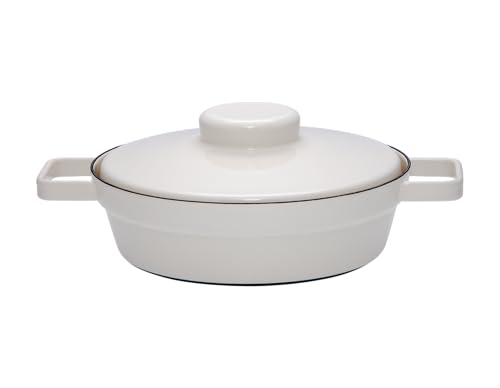 riess-aromapots-pfanne-24-cm-mit-deckel-light-grey-emaille image 7