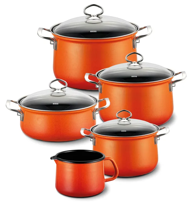 riess-spar-set-5-teilig-nouvelle-corall-emaille image 1