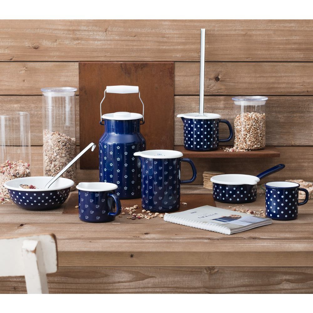 riess-0039-075-schnabeltopf-10-cm-0-8-liter-emaille-p-nktchenblau image 2